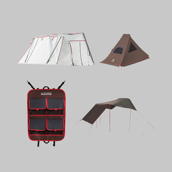 I Kamper Sky Camp2.0 白＋Annex セット ikamperのルーフテント「skycamp2.0」+「サイドオーニング」他