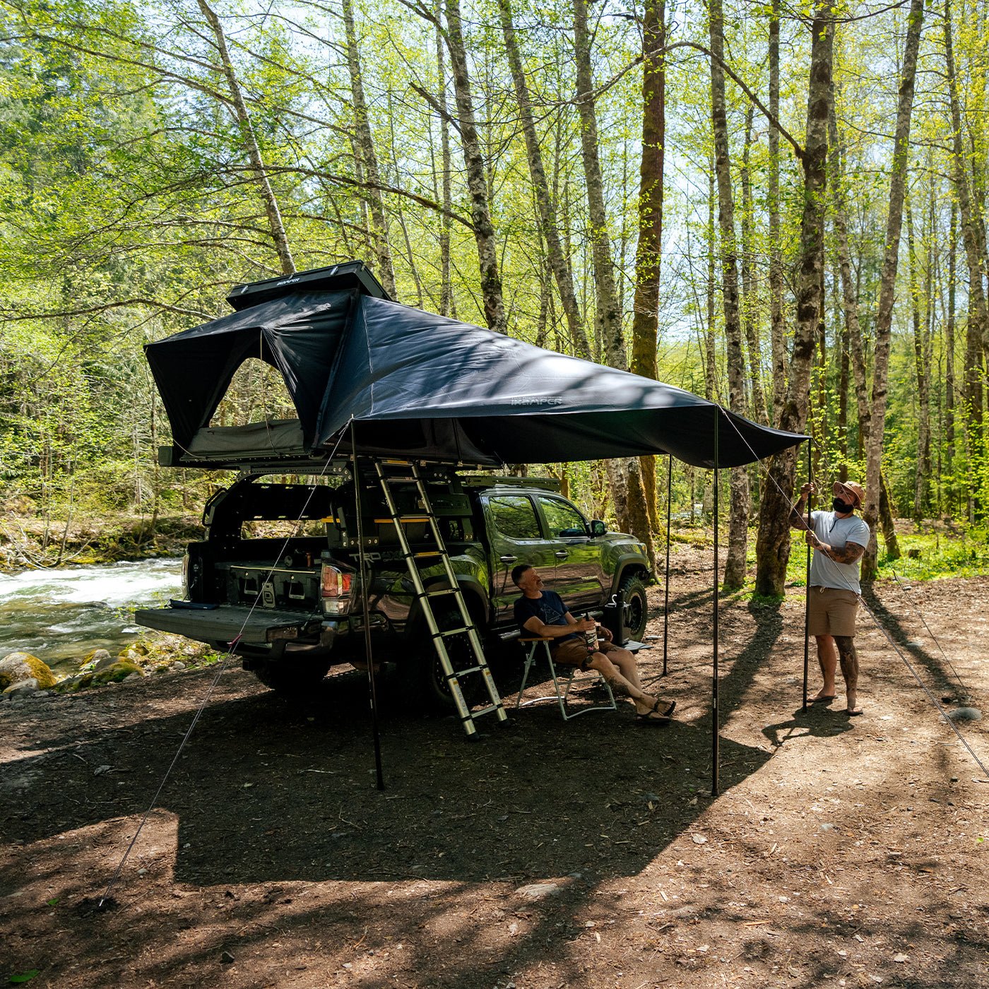 ikamper オーニング　ブラウン AWNING CANOPY :: iKaMPER JAPAN WEED