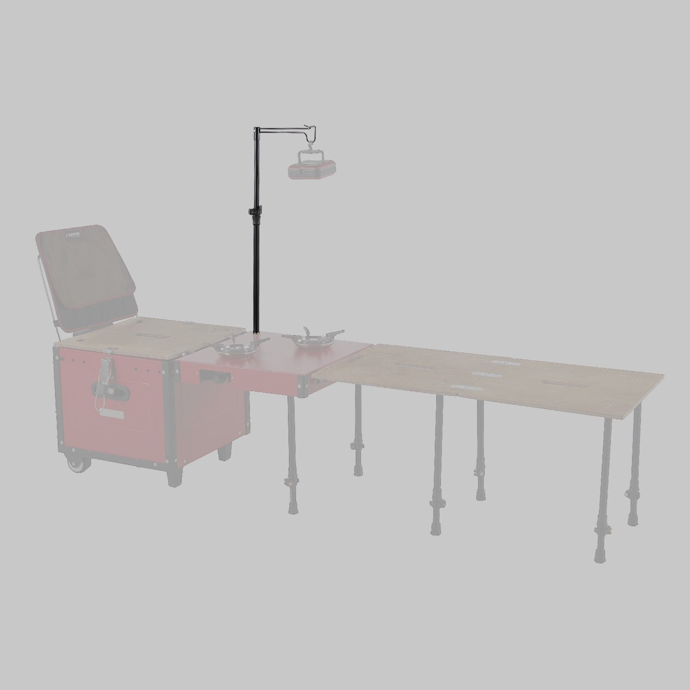 iKaMPER AIOKSテーブル　ライトスタンド、ラックセット Aioks Camping Kitchen Accessory Stand | iKamper – iKamper